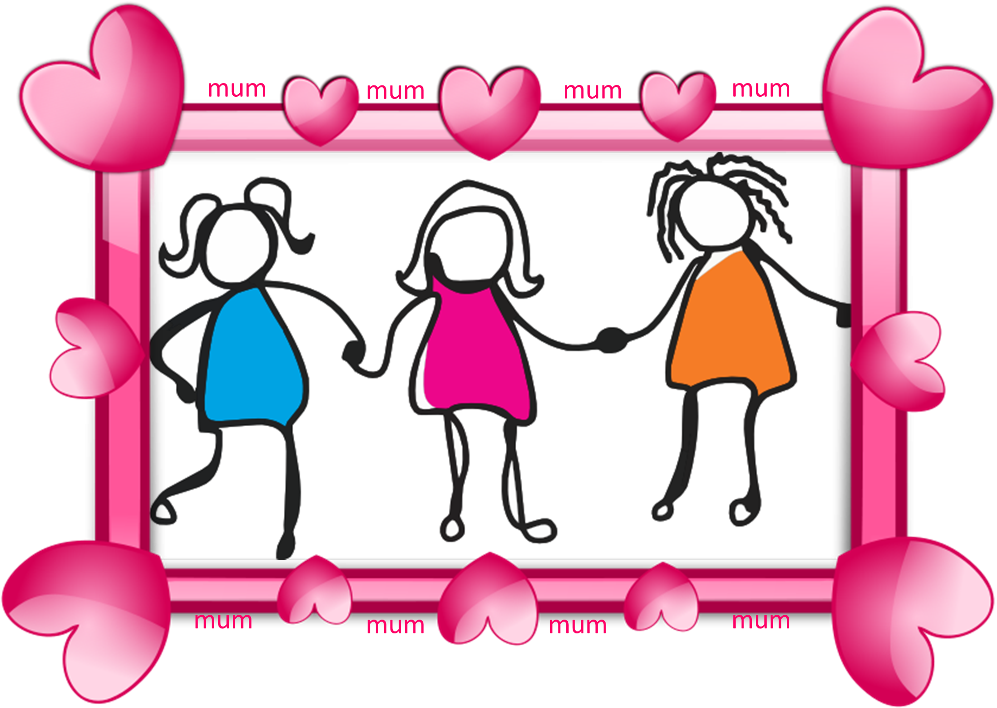 Three Daughters - Girl Scout Clip Art (2043x1453)