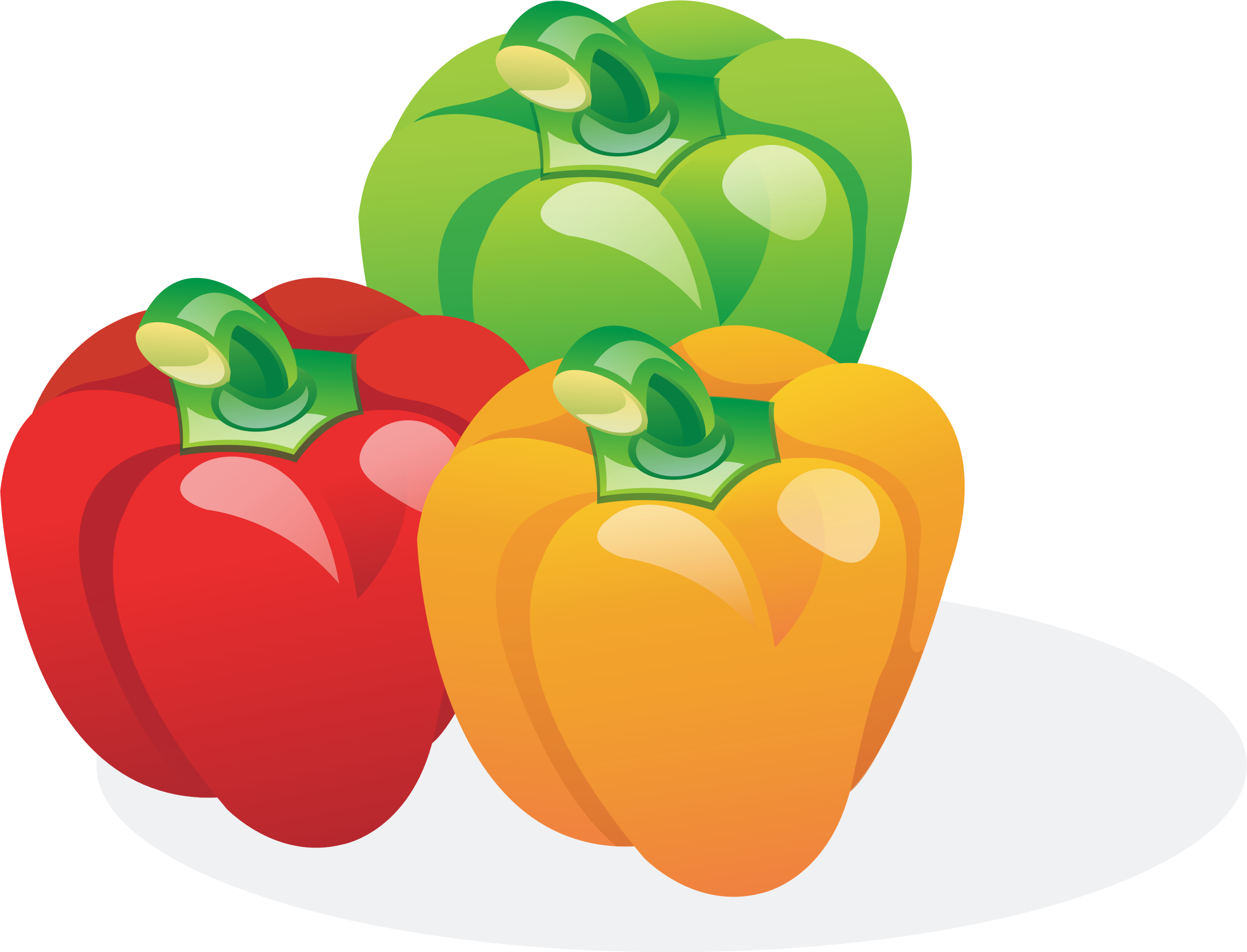 Bell Peppers Clipart 39 Broccoli Clip Art Zucchini - Bell Pepper Clipart Png (2314x1767)