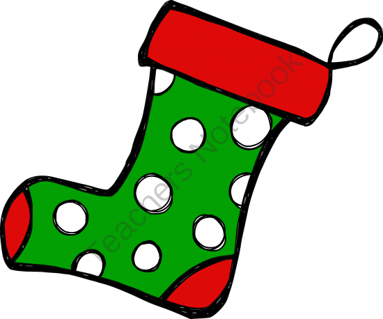 Christmas Clip Art- Christmas Stockings From Magic - Christmas Clip Art- Christmas Stockings From Magic (550x458)