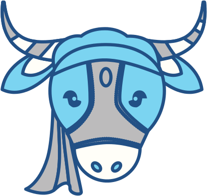 Indian Sacred Cow Cartoon - Illustration (550x550)