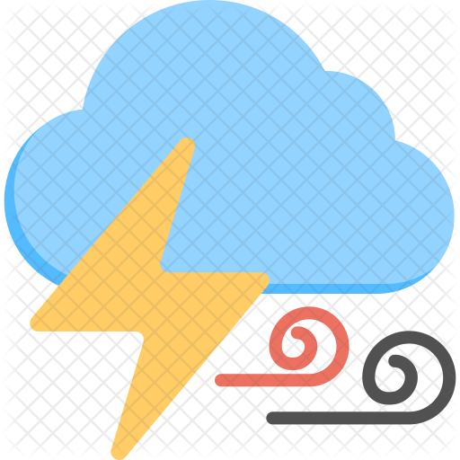 Stormy Weather Icon - Stormy Weather Icon (512x512)