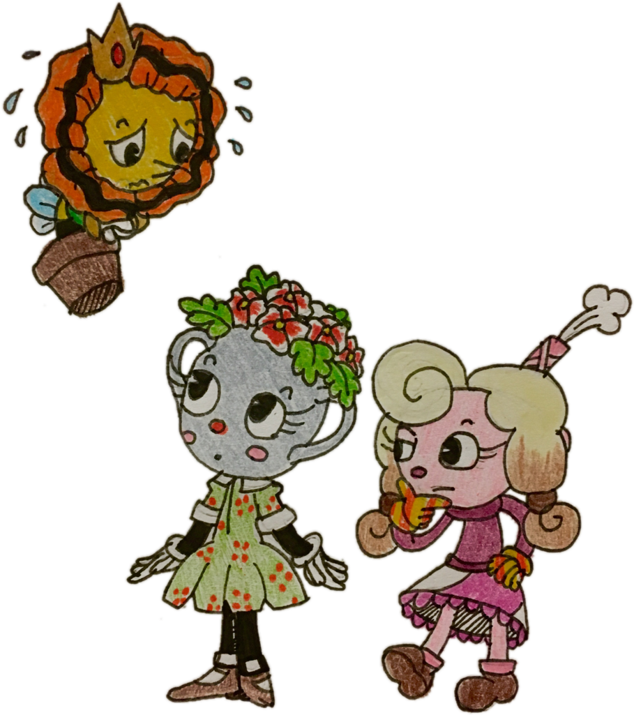 Blackbeltkitten009 Children From Another World - Cuphead Sea Tea X Prince Pollen (1024x1024)