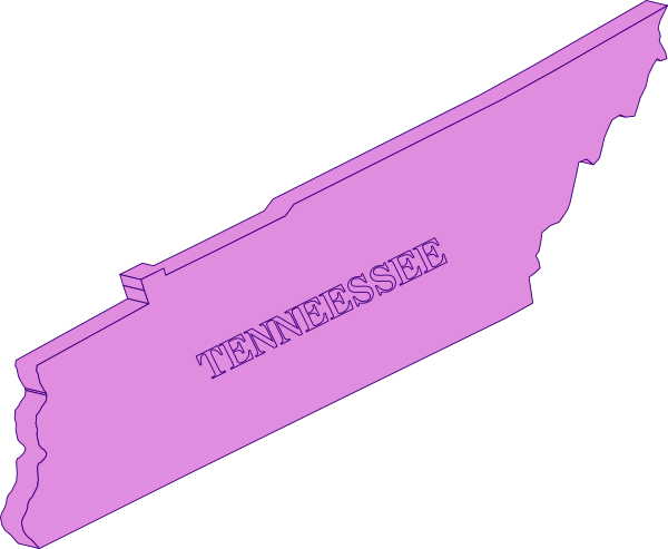 Tennessee Clip Art At Clker - Lilac (600x493)