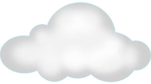Cartoon Cloud Png - Clouds At Night Clipart (600x333)
