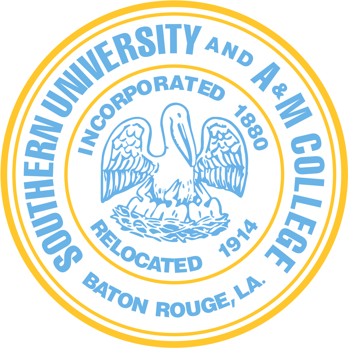 Southern University Baton Rouge (1200x1200) Png Clipart Download