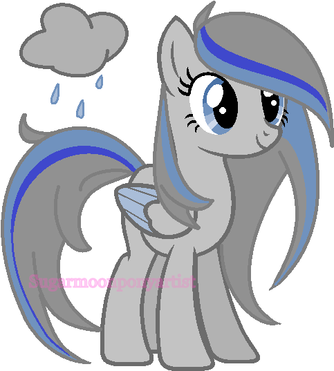 Meet Storm Cloud, Storm Cloud Is A Amazing Pegasus - My Little Pony Pegasus Ponies (516x566)