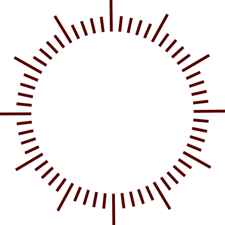 Dial, Clock, Minutes, Marks, Design, Seconds - Clock Marks (720x720)