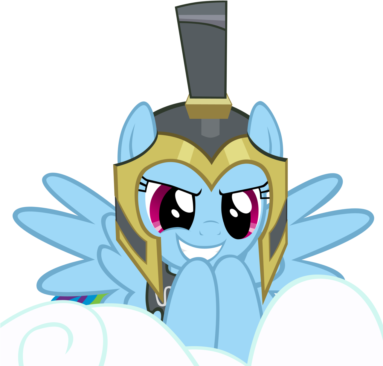 Commander Hurricane Dash On Her Cloud By Mrlolcats17 - Hermit Crab (1280x1277)