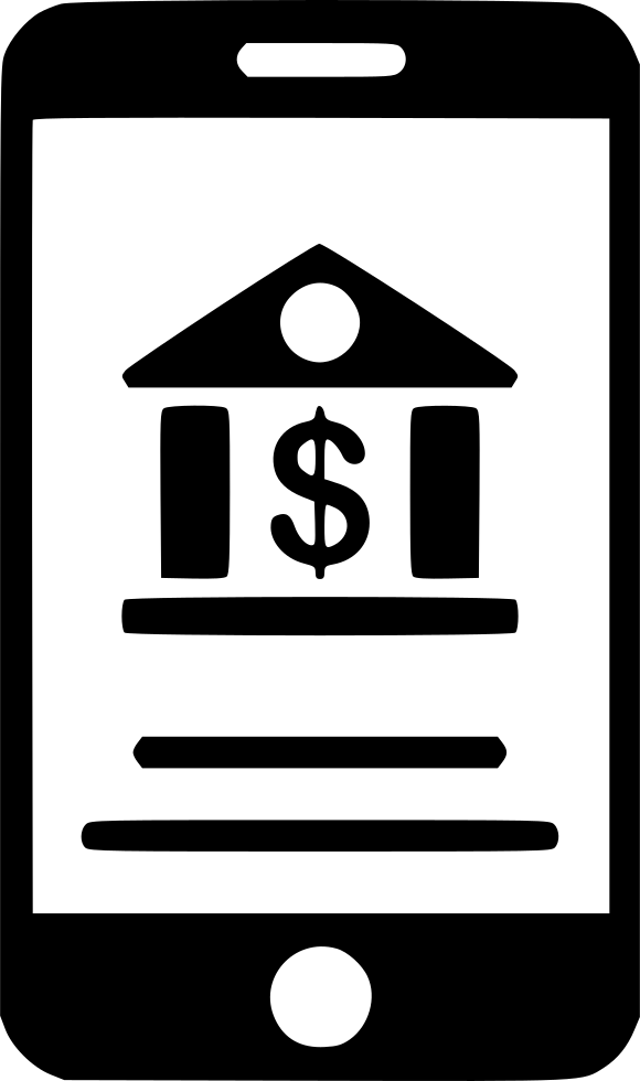 Png File - Mobile Banking Icon (580x980)