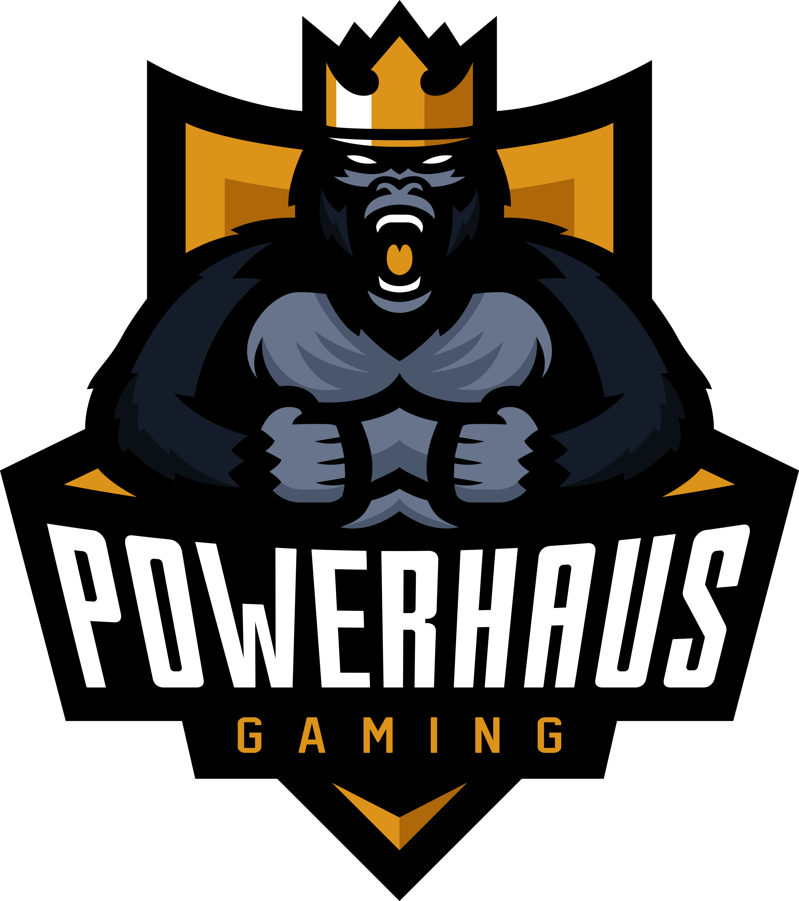 Powerhaus Purple - Gaming Mascot Logo Png (2644x2981)