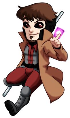 X Men Evolution Gambit By Twinenigma - Gambit X Men Evolution (300x455)