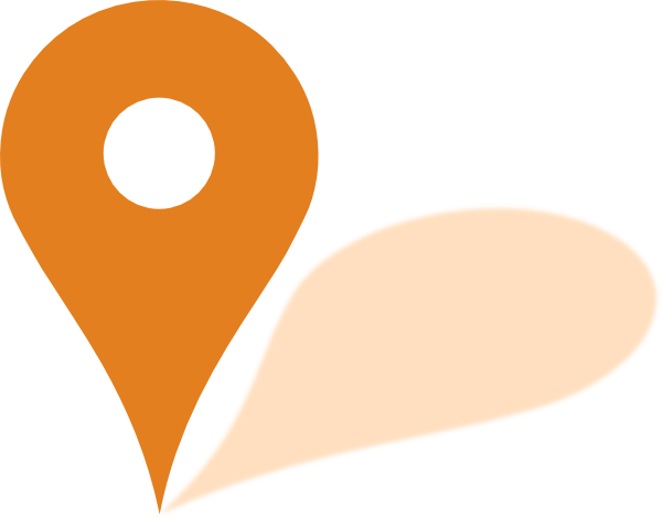 Orange Map Pin (600x472)