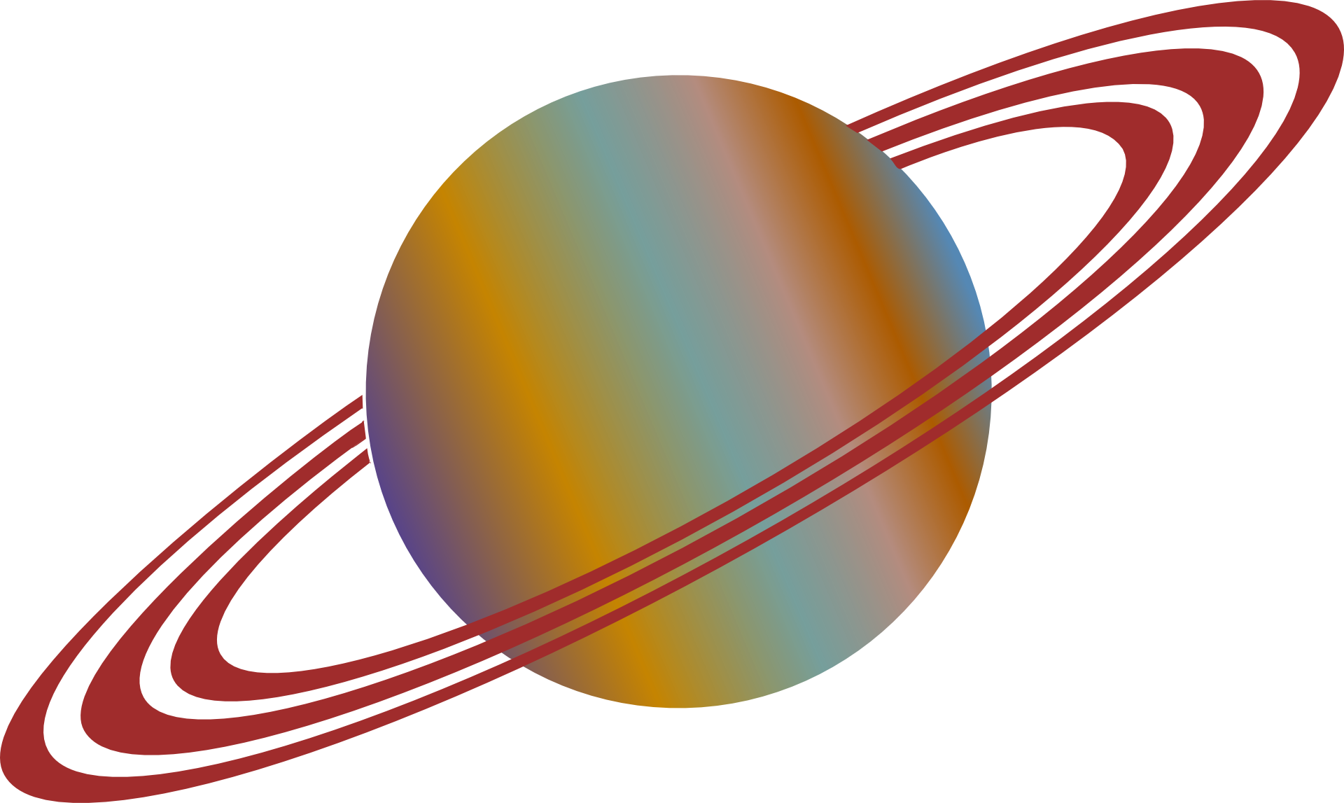 Planet Ring System Rings Of Saturn Clip Art - Planet Rings Clipart (1920x1147)