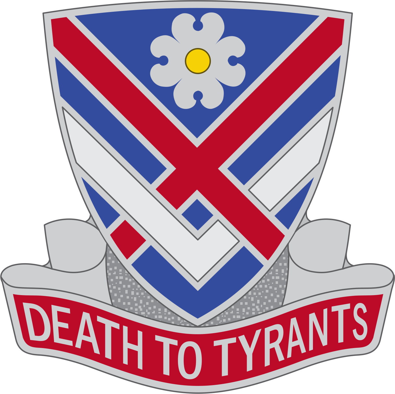 Us Army 183rd Cavalry Reg Dui - 183rd Cavalry Regiment - Death To Framed Tile (1516x1510)