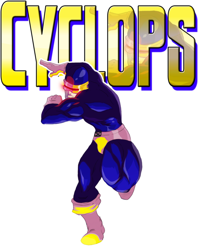 80's X-men Cyclops Tee By Toneyhadnotjr - Cartoon (774x1032)