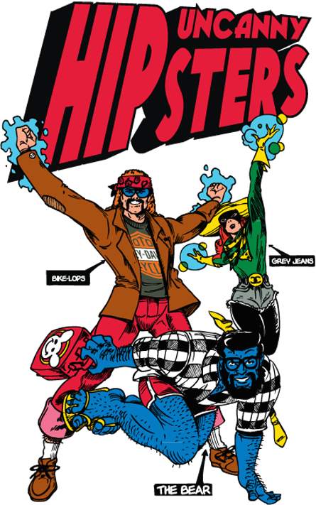 Xmen Uncanny Hipster Shirt - Uncanny X-men (445x711)