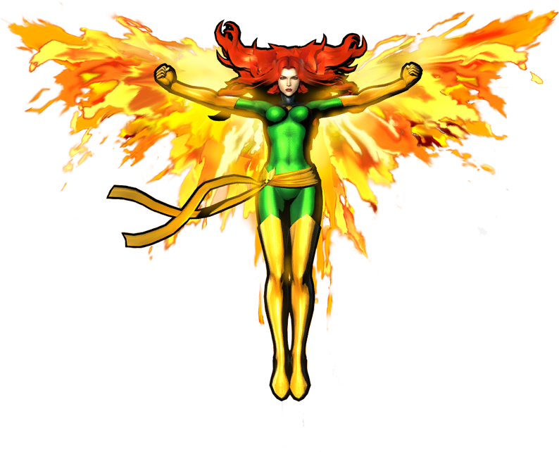 Phoenix Full Pose - Ultimate Marvel Vs Capcom 3 Phoenix (800x800)