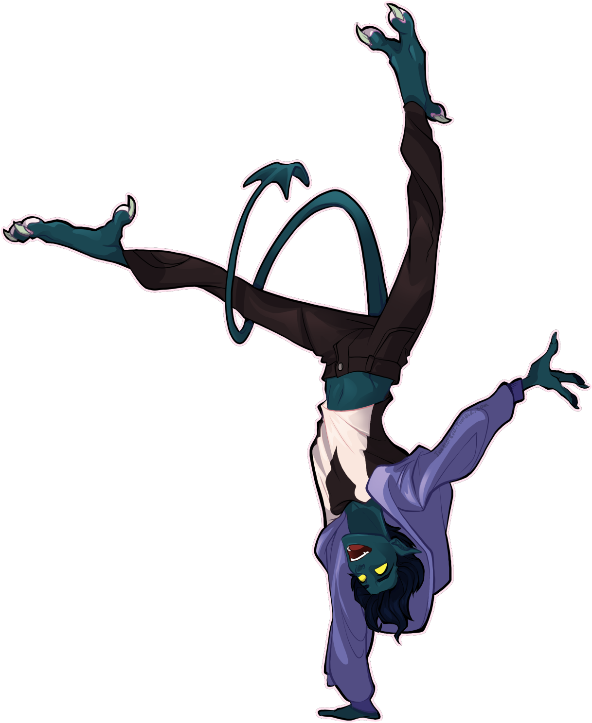 Nightcrawler - Http - //inkblotbun - Tumblr - Com/ - Nightcrawler Meets Quicksilver (1280x1628)