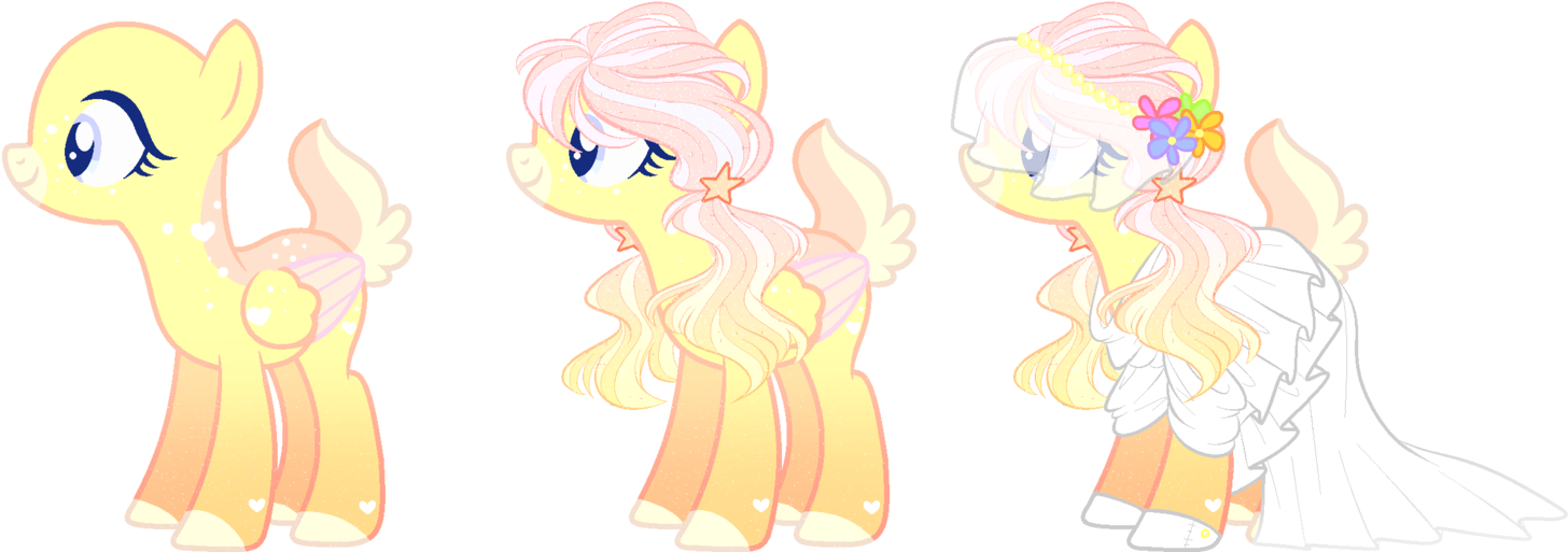 Bridal Fawn Adopt By Sugartea-adopts - Cartoon (1469x544)