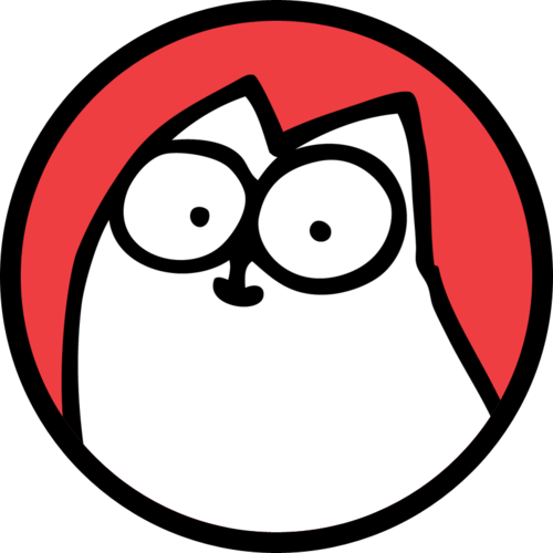Simon's Cat Is Always Screwing Up, Much To The Chagrin - Simon's Cat Logo (500x500)