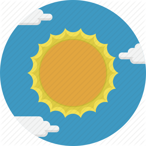 Sunny Weather Gifs Search - Weather Circle Icon Png 512 (512x512)