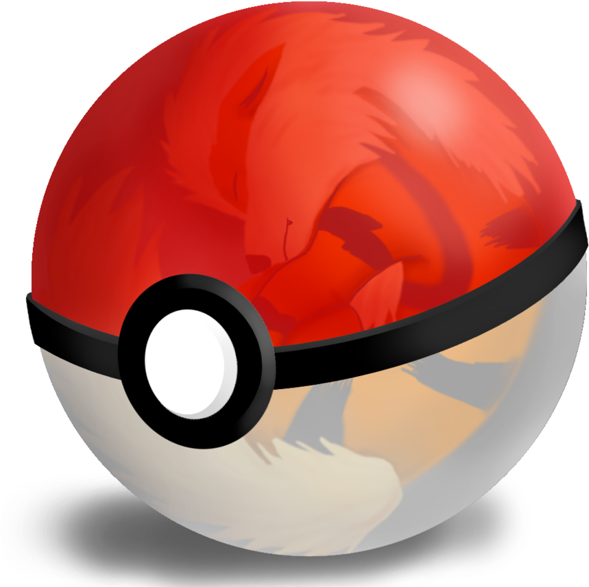 Drawn Pokeball Boll - Pokeball Png (900x900)