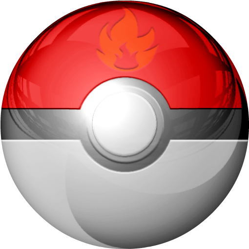 Fire Pokeball Idea Test 1 By Kalel7 - Fire Pokeball Transparent (520x520)
