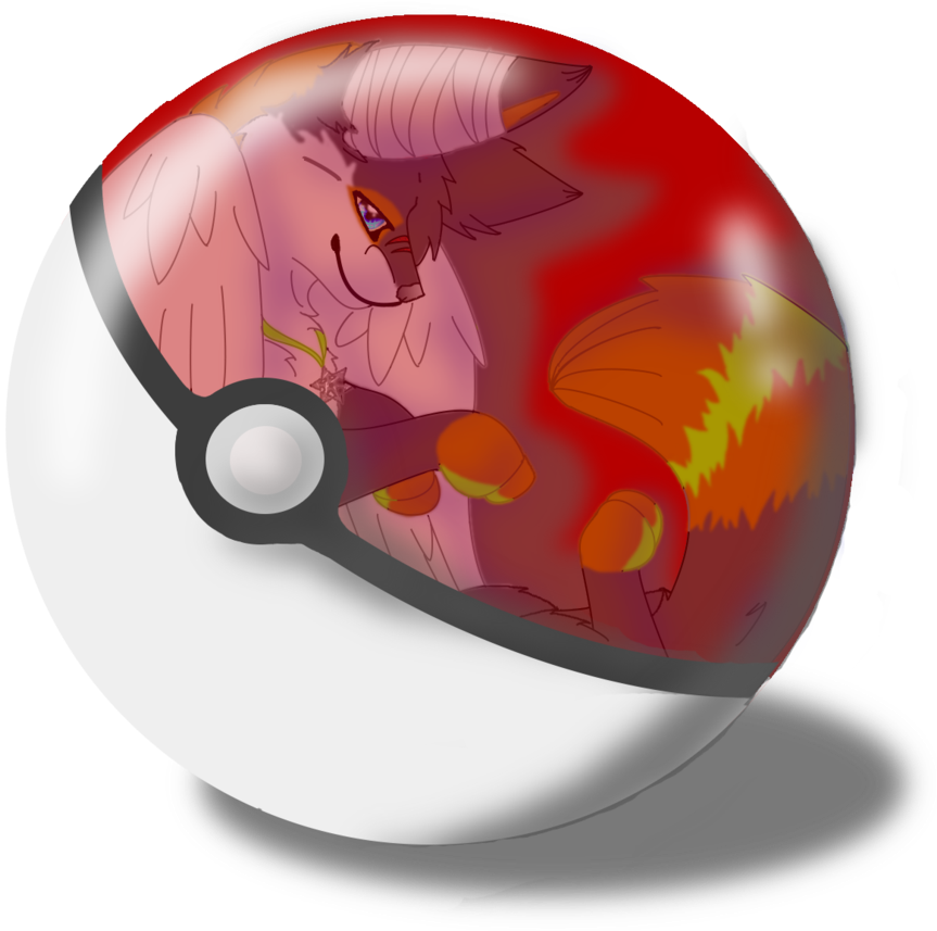 In A Pokeball By Kaia-anevay - Drawn Pokeball (900x966)