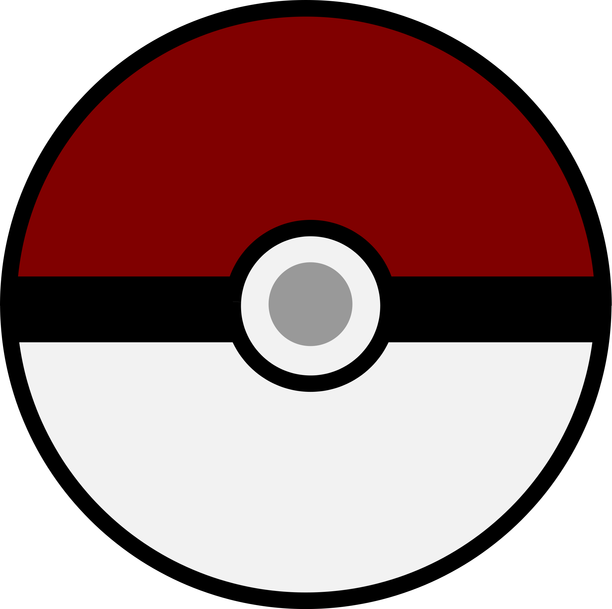 File - Poké Ball - Svg - Pokemon Ball Svg (2000x1991)
