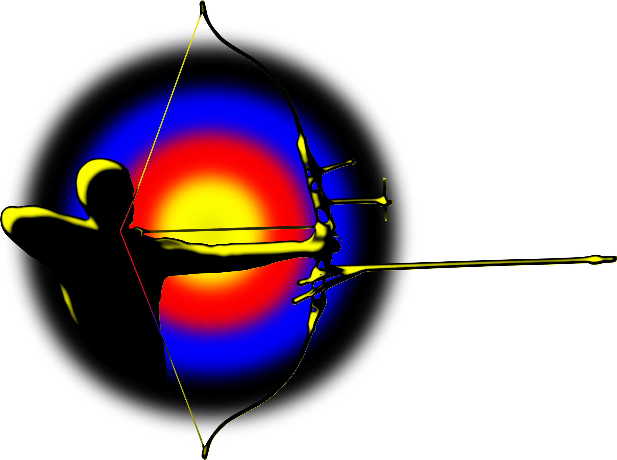 Big Image - Archery Cliparts (2091x1561)
