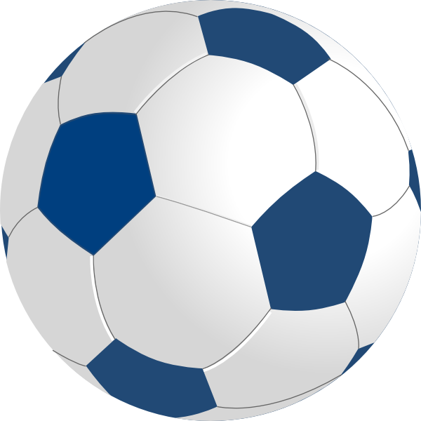 Ball Clip Art At Clker - Soccer Ball Round Ornament (600x600)
