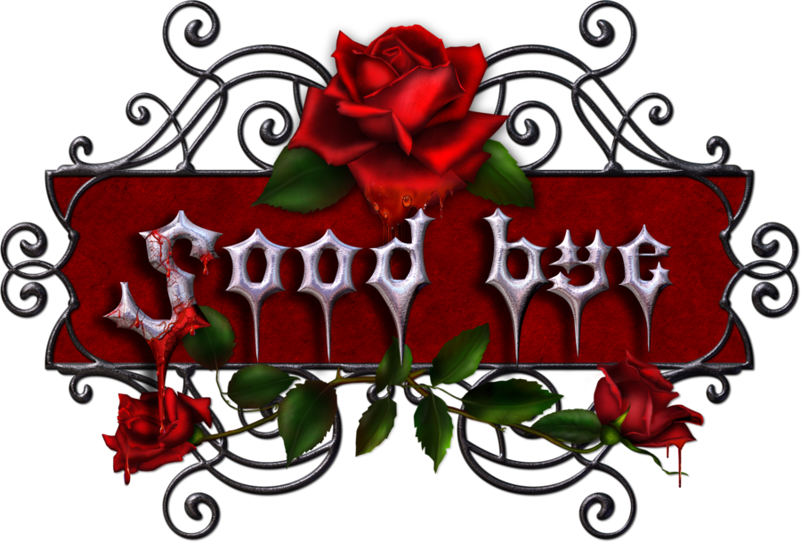 Goodbye Rose Goth By Collect And Creat - Lovely Good Bye (900x609)