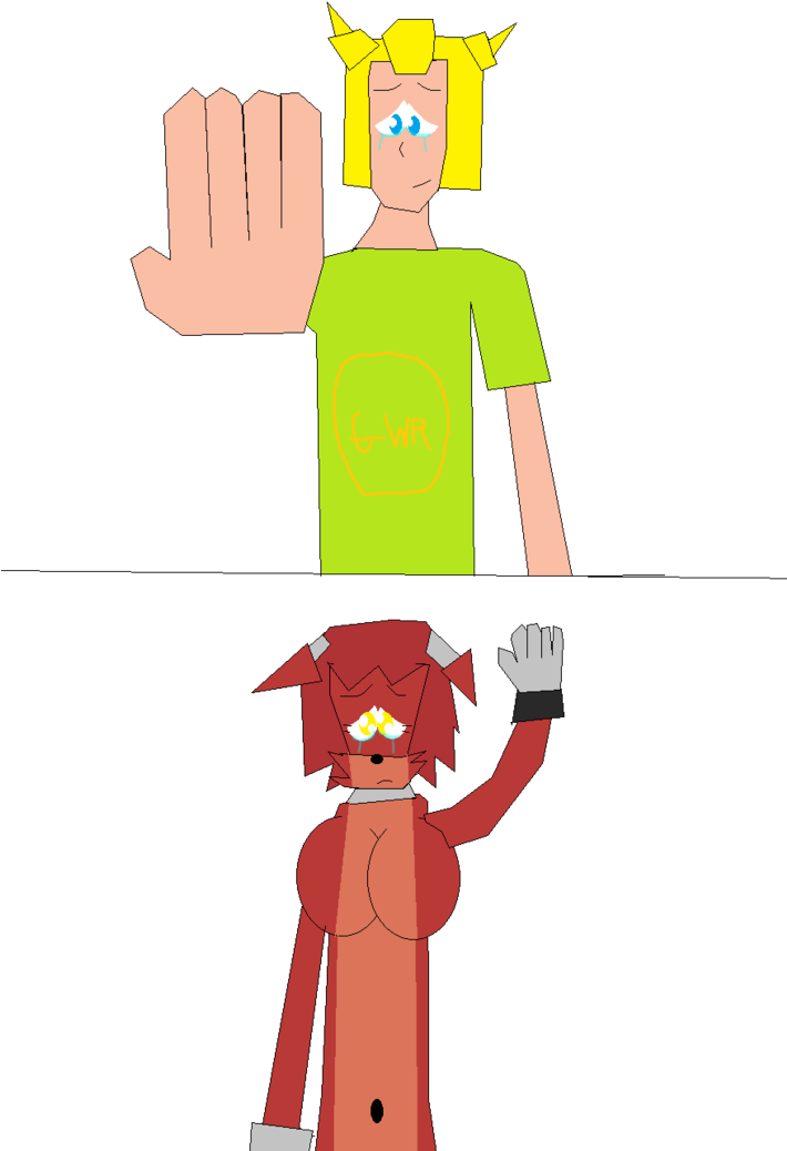 Bye Bye Fnia By G1bfan - Cartoon (709x1127)