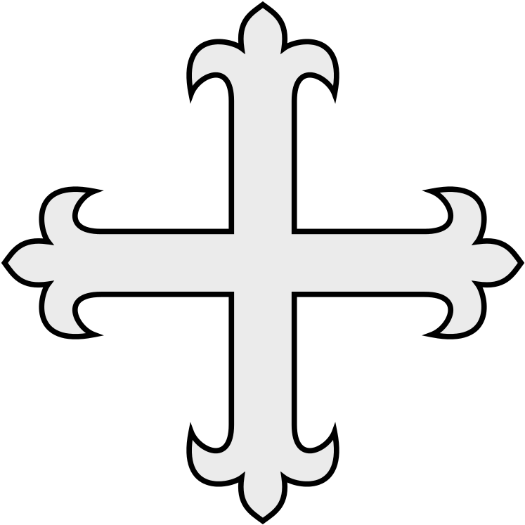Coa Illustration Cross Flory - Cross (768x768)