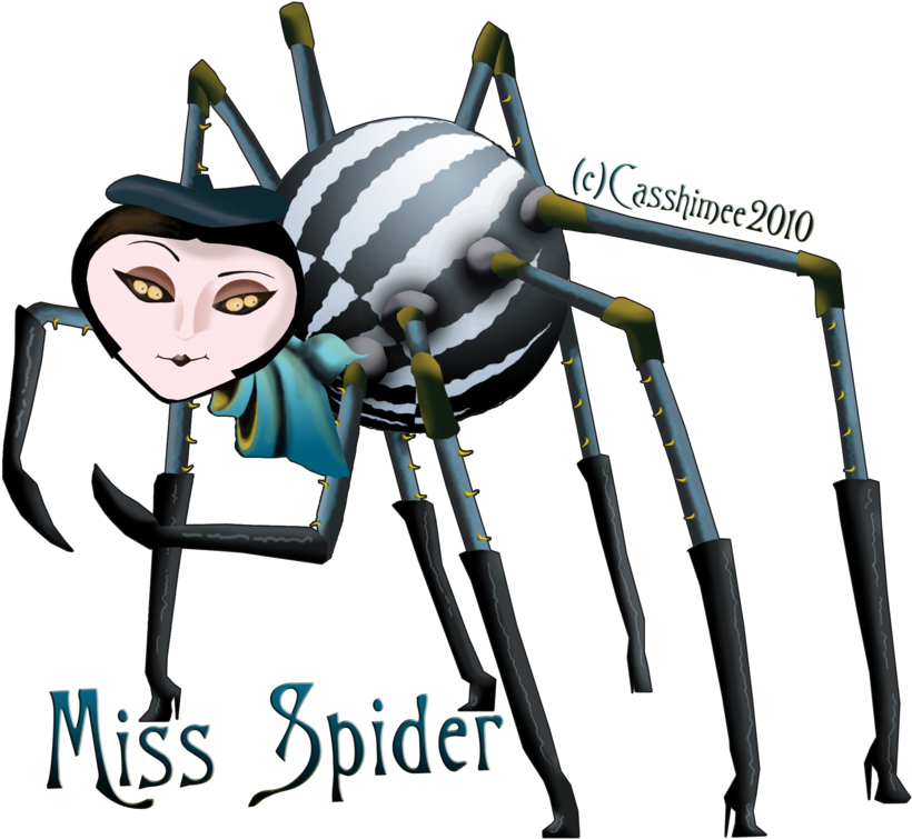 Missspider By Casshimee - James And The Giant Peach Miss Spider (900x799)