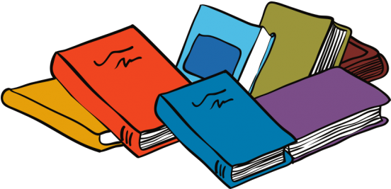 Books On The Floor Cartoon (687x470)