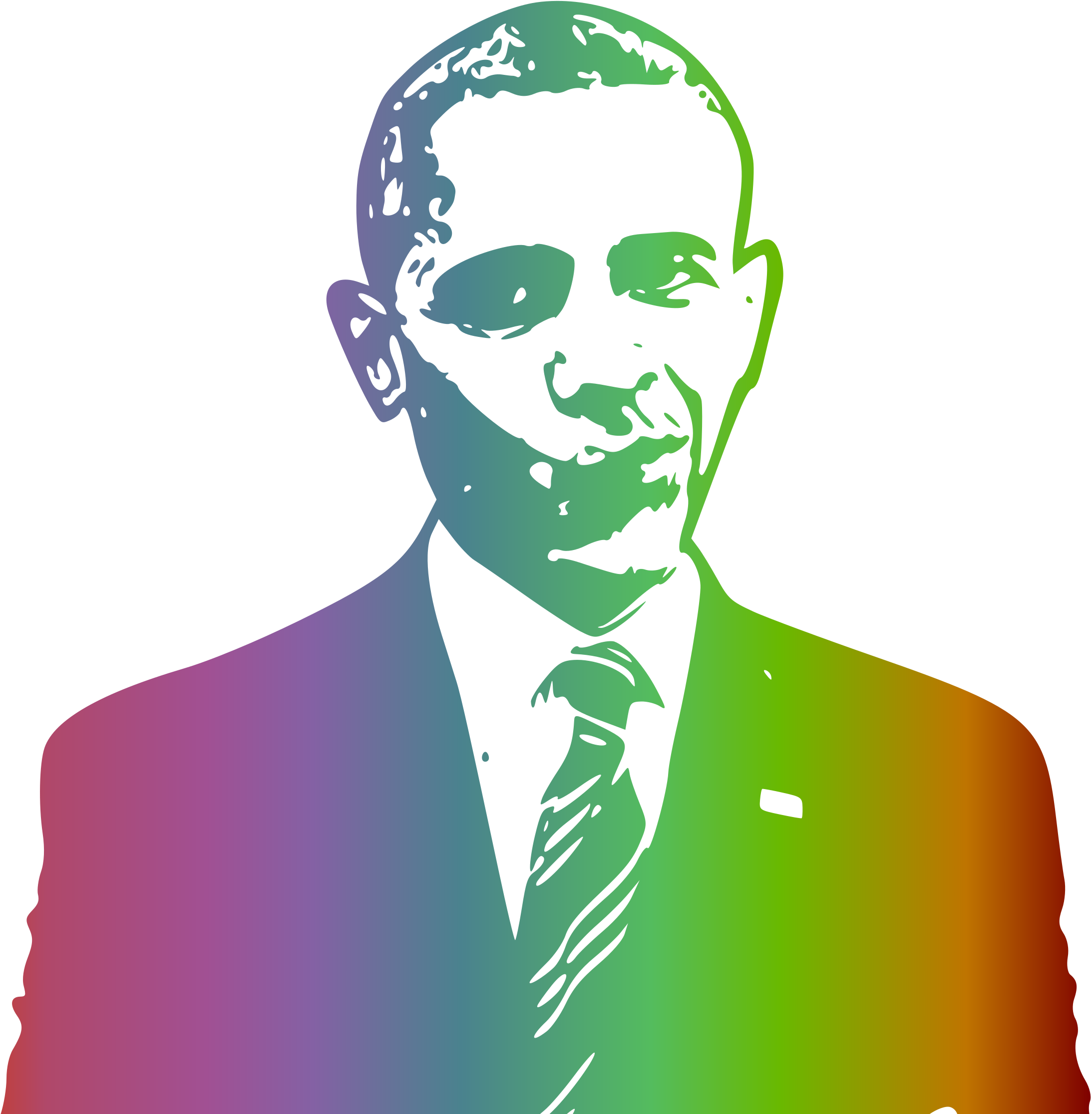 Obama Rainbow Pride - Mckayla Maroney Obama Gymnast Sport 32x24 Print Poster (2400x2400)