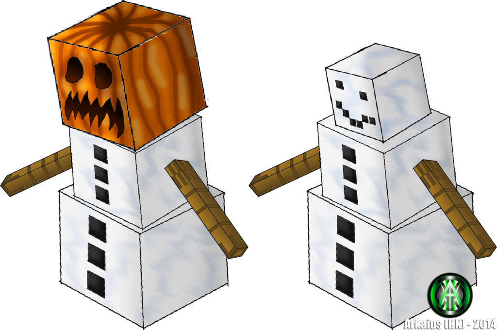 Fear Of The Shears Minecraft Blog - Minecraft Snow Golem Real Face (1024x680)
