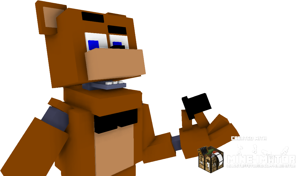 Freddy Fazbear Made In Mine-imator - Five Nights At Freddy's (1280x720)