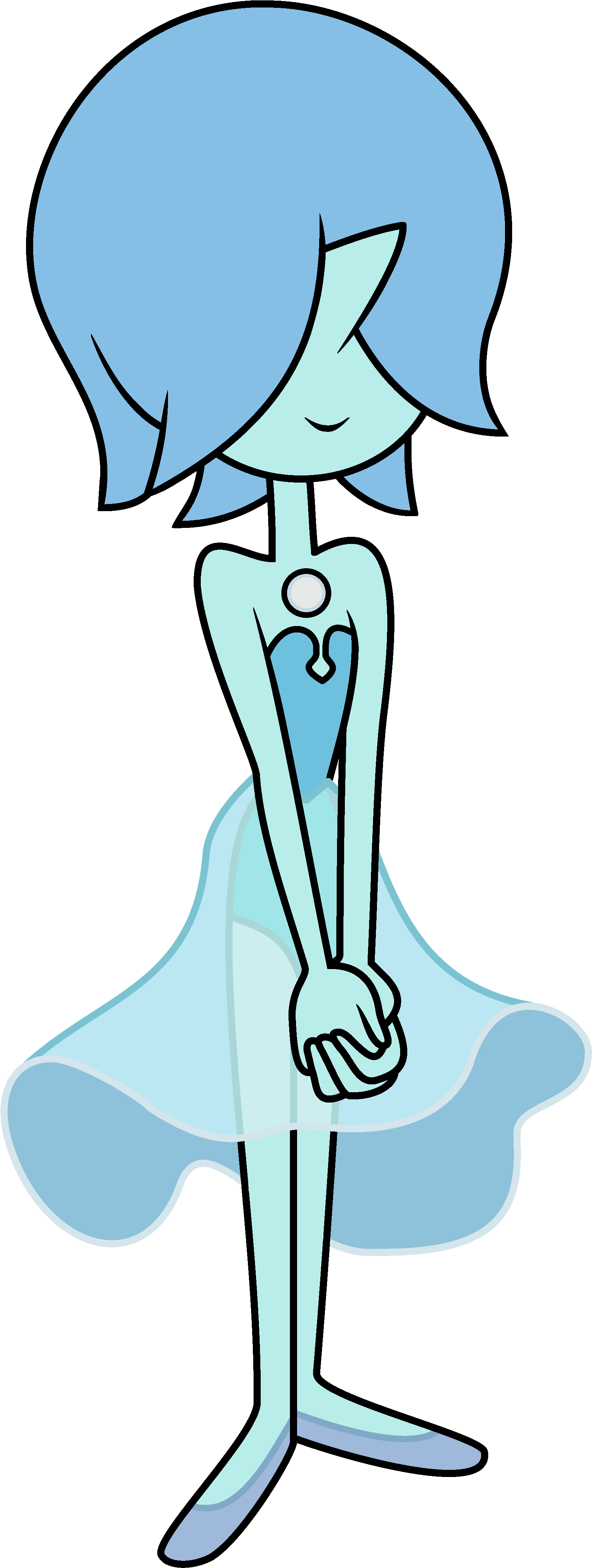 Blue Pearl - Steven Universe Blue Pearl (1884x4500)