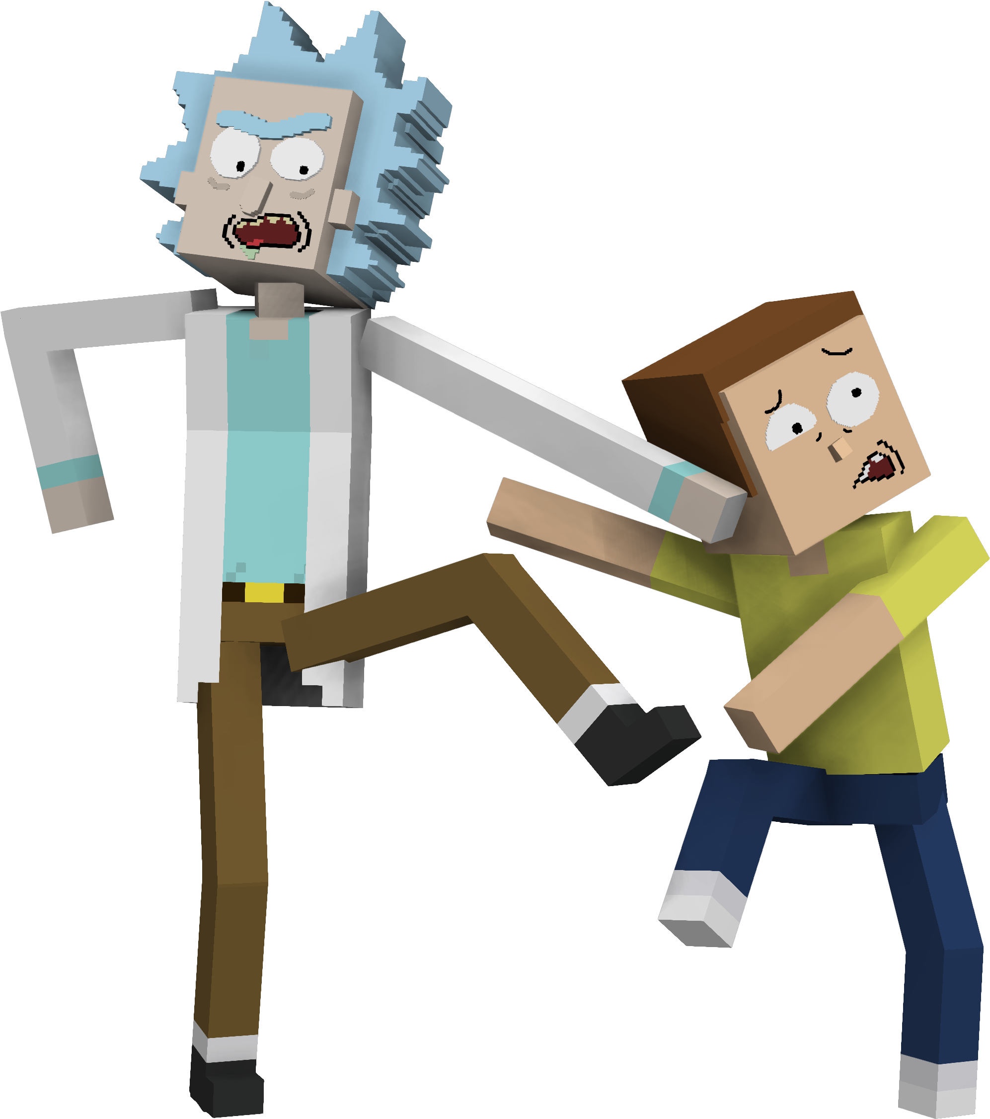 Xazjcbp - Mine Imator Hello Neighbor Rig (4096x2304)