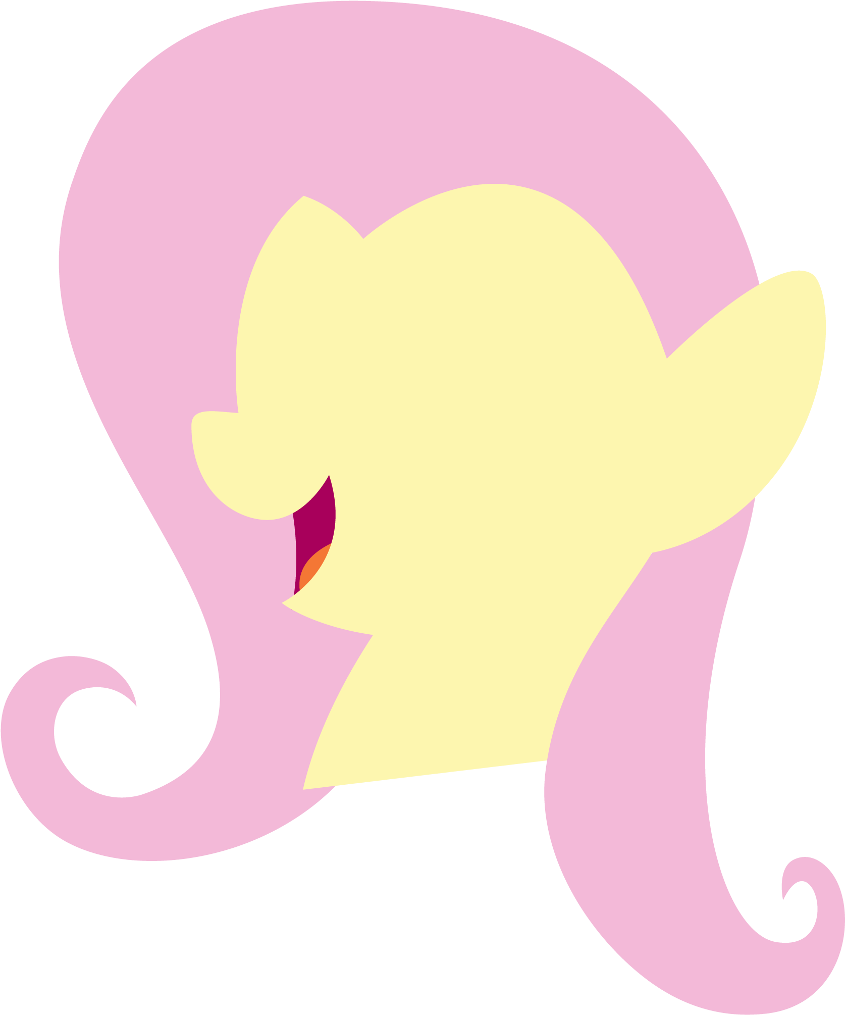 Caliazian 18 3 Fluttershy Head Simple By Caliazian - Fluttershy (1675x2025)