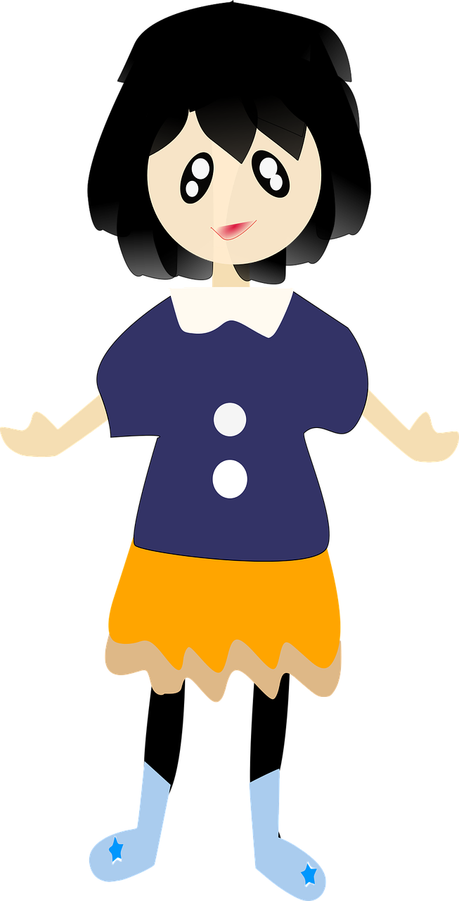Woman Girl Female Carton People Png Image - Cartoon (653x1280)
