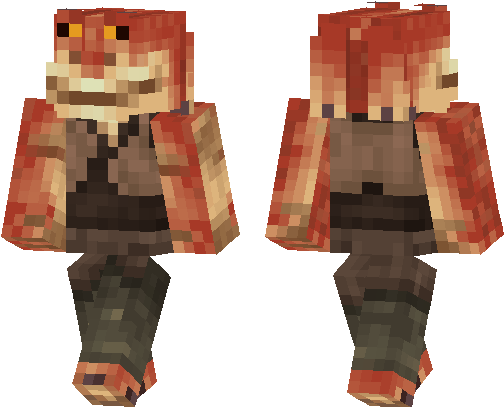 To Do Business With Villagers, Simply Discover A Village - Jar Jar Binks Minecraft Skin (538x437)