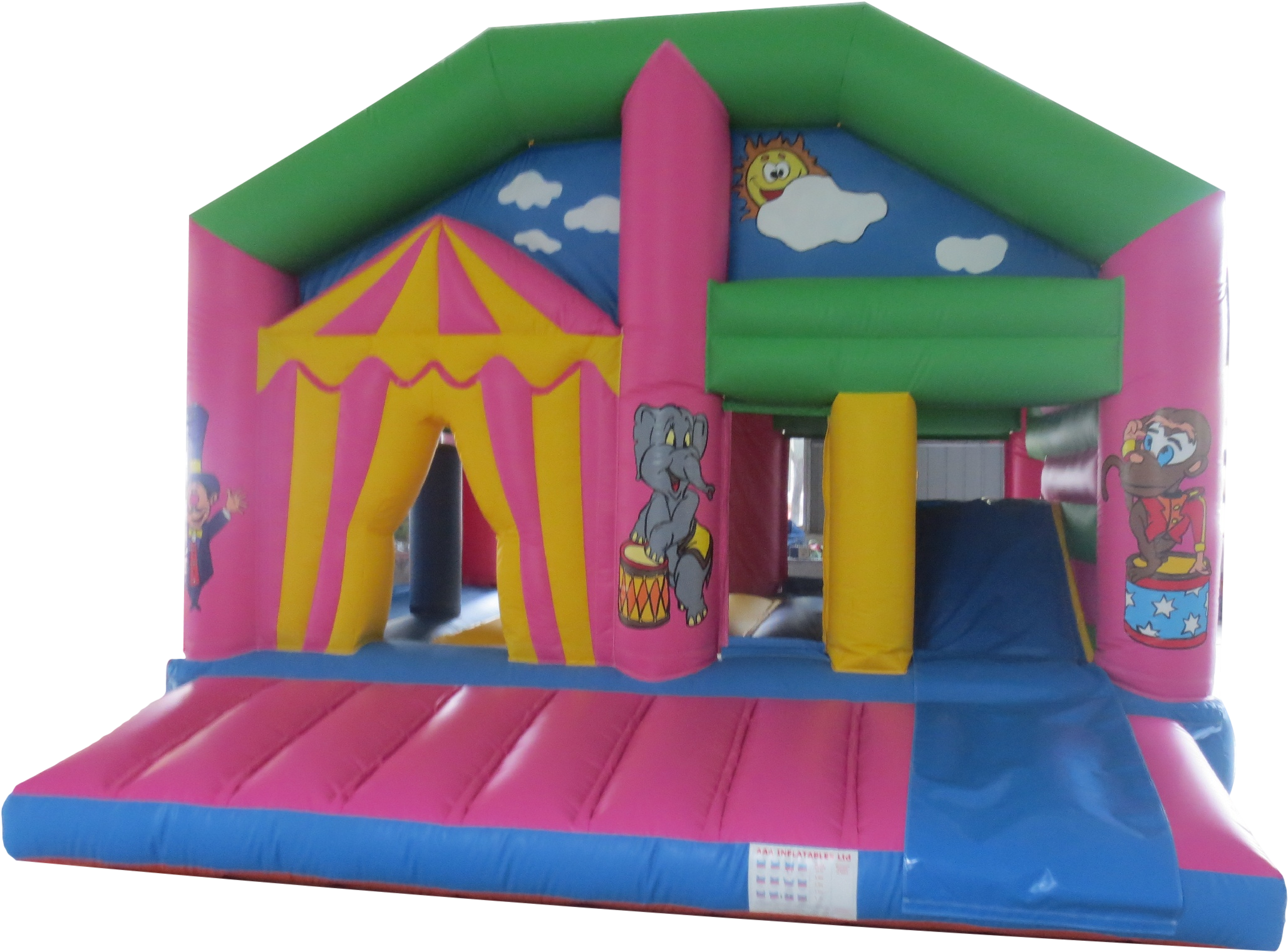 Circus Themed Castle Slide - Circus (2365x1773)