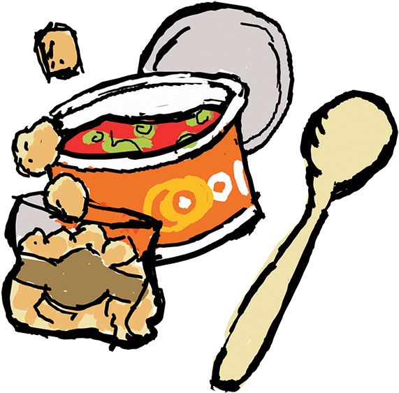 Daily Hot Bar Soup From The Celery Stick Cafe - Concord Food Co-op (600x589)