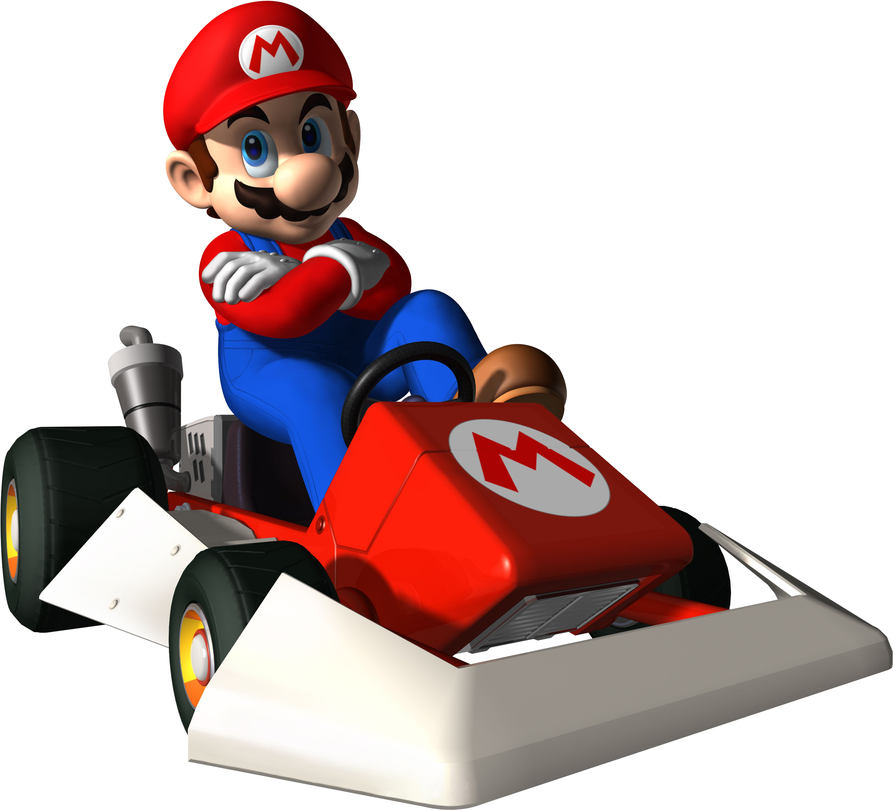 Interesting Design Ideas Mario Kart Clipart Download - Mario Kart Ds Mario (2880x2608)