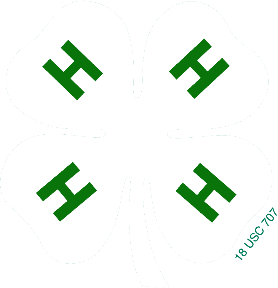 4-h Clover U0026middot Marketing Clipart - 4 H Logo White (938x971)