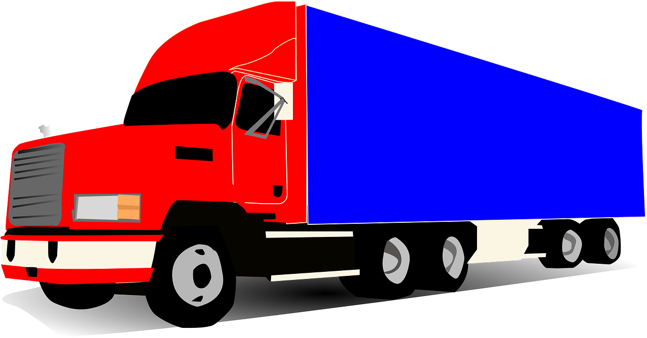 Semi Clip Art - 18 Wheeler Clip Art (1280x854)