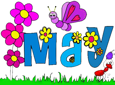 Extraordinary Design Ideas May Clipart Banners Images - May Clipart (470x349)